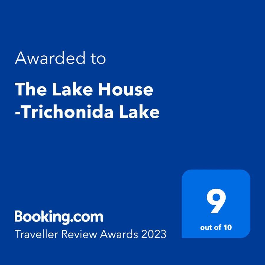 The Lake House" -Trichonida Lake Marathias  Экстерьер фото
