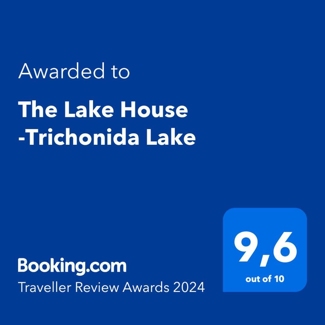 The Lake House" -Trichonida Lake Marathias  Экстерьер фото